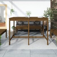 vidaXL Gartentisch Honigbraun 159,5x82,5x110 cm Massivholz Kiefer