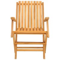 vidaXL Gartenst&uuml;hle 2 Stk. Klappbar 61x67x90 cm Massivholz Teak