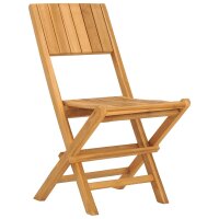 vidaXL Gartenst&uuml;hle 2 Stk. Klappbar 47x61x90 cm Massivholz Teak