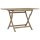 vidaXL Gartentisch Klappbar Grau 120x70x75 cm Massivholz Teak