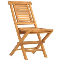 vidaXL Gartenst&uuml;hle 6 Stk. Klappbar 47x63x90 cm Massivholz Teak