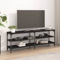 vidaXL TV-Schrank Schwarz 140x30x50 cm Holzwerkstoff