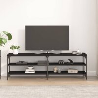 vidaXL TV-Schrank Schwarz 160x30x50 cm Holzwerkstoff