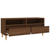 vidaXL TV-Schrank Braun Eichen-Optik 100x34,5x44,5 cm Holzwerkstoff