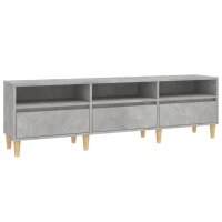 vidaXL TV-Schrank Betongrau 150x30x44,5 cm Holzwerkstoff