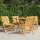 vidaXL Gartenstühle 4 Stk. Klappbar 61x67x90 cm Massivholz Teak