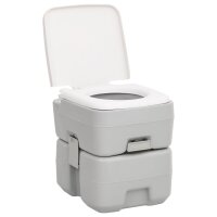 vidaXL Tragbare Campingtoilette mit Waschbecken