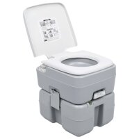 vidaXL Tragbare Camping-Toilette mit Wasserbeh&auml;lter