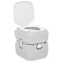 vidaXL Tragbare Campingtoilette mit Waschbecken und Wasserbeh&auml;lter