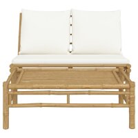 vidaXL 2-tlg. Garten-Lounge-Set mit Cremeweißen...