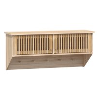 vidaXL Wandgarderobe mit Haken 80x24x35,5 cm Holzwerkstoff