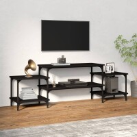 vidaXL TV-Schrank Schwarz 157x35x52 cm Holzwerkstoff