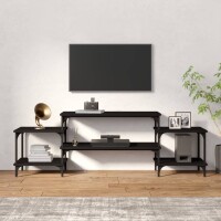 vidaXL TV-Schrank Schwarz 157x35x52 cm Holzwerkstoff