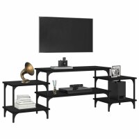 vidaXL TV-Schrank Schwarz 157x35x52 cm Holzwerkstoff