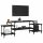 vidaXL TV-Schrank Schwarz 157x35x52 cm Holzwerkstoff