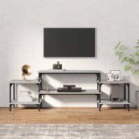 vidaXL TV-Schrank Grau Sonoma 157x35x52 cm Holzwerkstoff