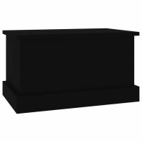 vidaXL Truhe Schwarz 50x30x28 cm Holzwerkstoff