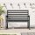 vidaXL Gartenbank Grau 109x48x91,5 cm Massivholz Kiefer