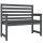 vidaXL Gartenbank Grau 109x48x91,5 cm Massivholz Kiefer