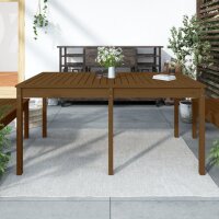 vidaXL Gartentisch Honigbraun 159,5x82,5x76 cm Massivholz...