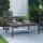 vidaXL Gartentisch Grau 121x82,5x45 cm Massivholz Kiefer