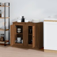 vidaXL Sideboards 2 Stk. Braun Eichen-Optik 37,5x35,5x67,5 cm