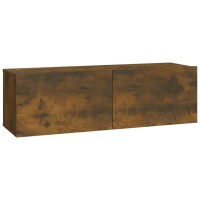 vidaXL 6-tlg. TV-Schrank-Set R&auml;uchereiche Holzwerkstoff