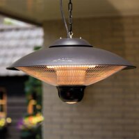 Sunred Deckenheizstrahler Sirius 2100 W Halogen Schwarz CE09B