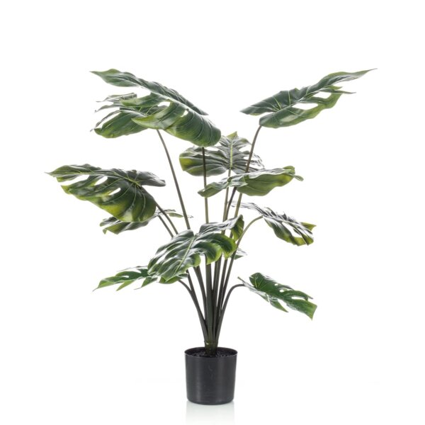 Emerald Monstera-Pflanze K&uuml;nstlich 98 cm im Topf