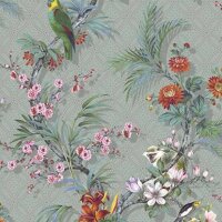 DUTCH WALLCOVERINGS Tapete Tropical Grau