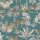 DUTCH WALLCOVERINGS Tapete Leoparden-Motiv Blau und Beige