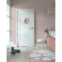 Good Vibes Tapete Hexagon Pattern Rosa und Lila