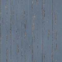 Homestyle Tapete Old Wood Blau