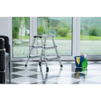 Hailo Klappbare Stufenleiter L90 Step-ke 2&times;3 Stufen 60 cm 4443-701