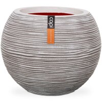 Capi Vase Blumentopf "Nature Rib" Kugelform 40...