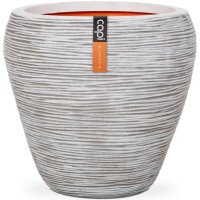 Capi Vase Blumentopf "Nature Rib" Kugelform 42...