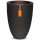 Capi Vase Urban Smooth Elegant Niedrig 26x36 cm Schwarz KBL781