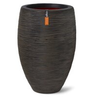 Capi Vase Nature Rib Elegant Deluxe 45x72 cm Dunkelbraun