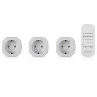 Smartwares Mini Schalter-Set f&uuml;r Innenr&auml;ume 8 x 5,5 x 5,5 cm Wei&szlig;