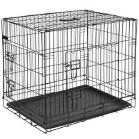 @Pet Hundetransportbox Metall 107x70x77,5 cm Schwarz 15004