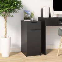 vidaXL Büroschrank Schwarz 33,5x50x75 cm Holzwerkstoff