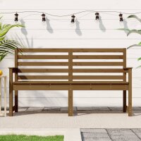 vidaXL Gartenbank Honigbraun 159,5x48x91,5 cm Massivholz Kiefer