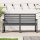 vidaXL Gartenbank Grau 159,5x48x91,5 cm Massivholz Kiefer