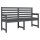 vidaXL Gartenbank Grau 159,5x48x91,5 cm Massivholz Kiefer