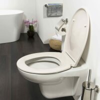 Tiger Toilettensitz Ventura Absenkautomatik Duroplast Creme 251491246