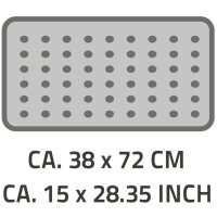 RIDDER Badewanneneinlage Plattfuß 72×38 cm...