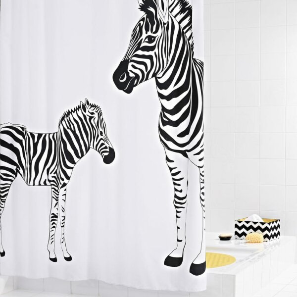 RIDDER Duschvorhang Zebra 180&times;200 cm