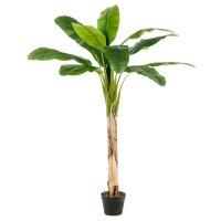 Emerald K&uuml;nstlicher Bananenbaum im Topf 120 cm