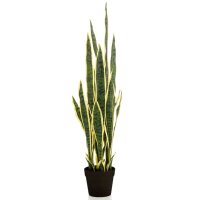 Emeral Kunstpflanze Sansevieria Bogenhanf im Plastiktopf...