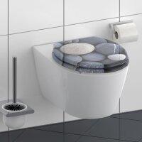 SCH&Uuml;TTE Toilettensitz mit Absenkautomatik GREY STONE